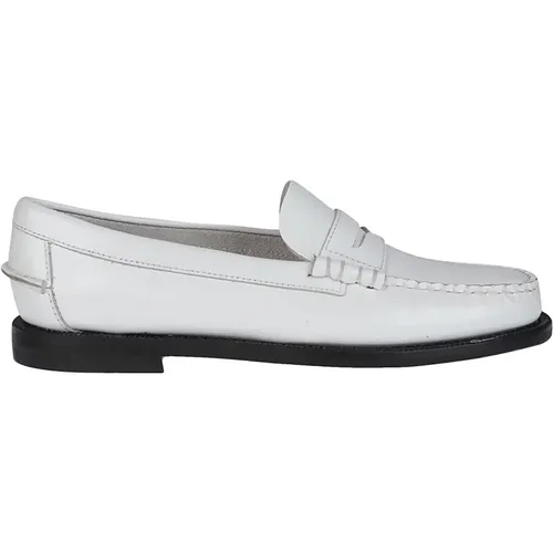 Weiße Classic Pigment Loafers , Damen, Größe: 37 1/2 EU - Sebago - Modalova