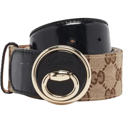 Pre-owned Canvas belts , female, Sizes: ONE SIZE - Gucci Vintage - Modalova