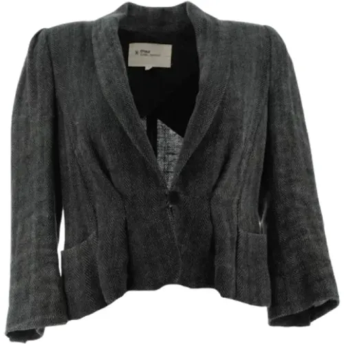 Linen Jacket, Size 38, Pre-owned , female, Sizes: M - Isabel Marant Pre-owned - Modalova