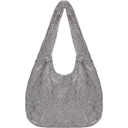 Crystal Mesh Embellished Bag , female, Sizes: ONE SIZE - Kara - Modalova