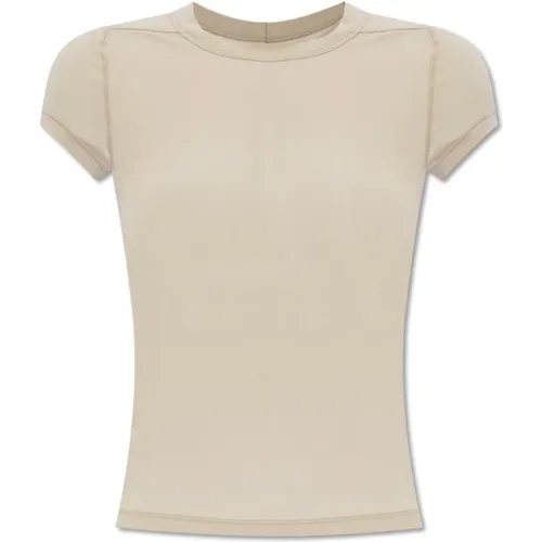 Gekürztes Level T-Shirt , Damen, Größe: S - Rick Owens - Modalova