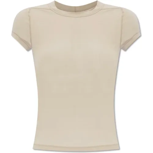 Gekürztes Level T-Shirt , Damen, Größe: L - Rick Owens - Modalova