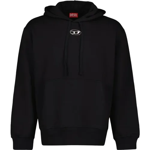 Hoodie Sweatshirt Autumn-Winter 2024 Men , male, Sizes: L, S, M, XS - Diesel - Modalova