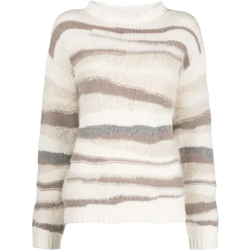 Sweaters Dove Grey , female, Sizes: XL - Fabiana Filippi - Modalova