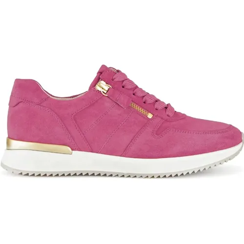 Veloursleder Sneakers , Damen, Größe: 39 EU - Gabor - Modalova