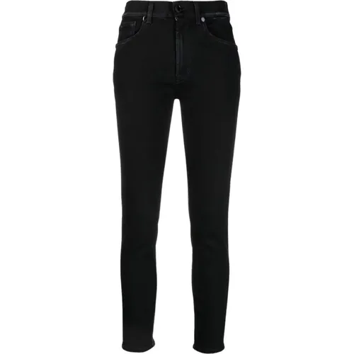 Stylish Cropped Jeans , female, Sizes: W29 - Dondup - Modalova