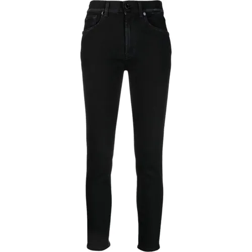 Stylish Cropped Jeans , female, Sizes: W32 - Dondup - Modalova