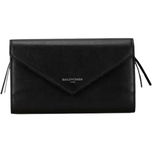 Pre-owned Leather wallets , female, Sizes: ONE SIZE - Balenciaga Vintage - Modalova