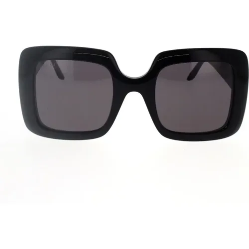 Quadratische Oversized Sonnenbrille mit GG-Logo , Damen, Größe: 52 MM - Gucci - Modalova