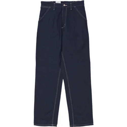 Blaue Rigid Simple Pant Streetwear , Herren, Größe: W36 L32 - Carhartt WIP - Modalova