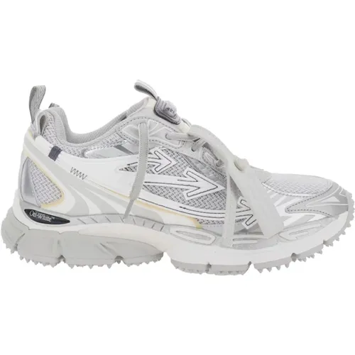 Graue Sneakers BE Right Back , Damen, Größe: 40 EU - Off White - Modalova