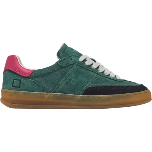 Grüne Sneakers für einen stylischen Look , Damen, Größe: 38 EU - D.A.T.E. - Modalova