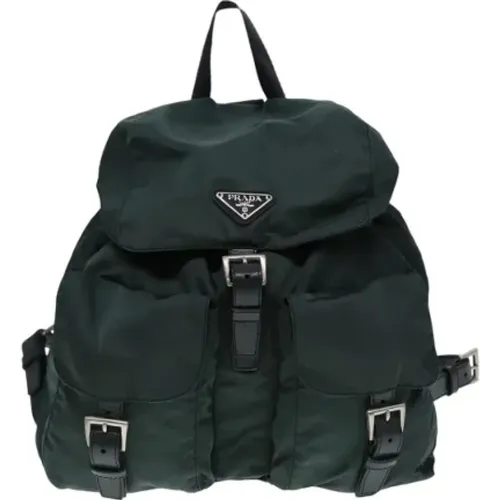 Pre-owned Nylon backpacks , female, Sizes: ONE SIZE - Prada Vintage - Modalova