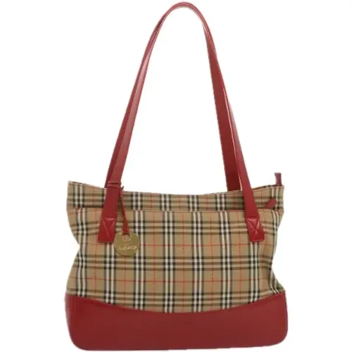 Pre-owned Canvas totes , female, Sizes: ONE SIZE - Burberry Vintage - Modalova