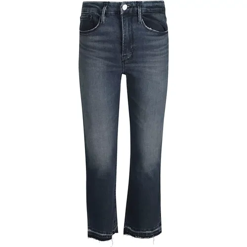Fray Hem Jeans , Damen, Größe: W29 - Frame - Modalova