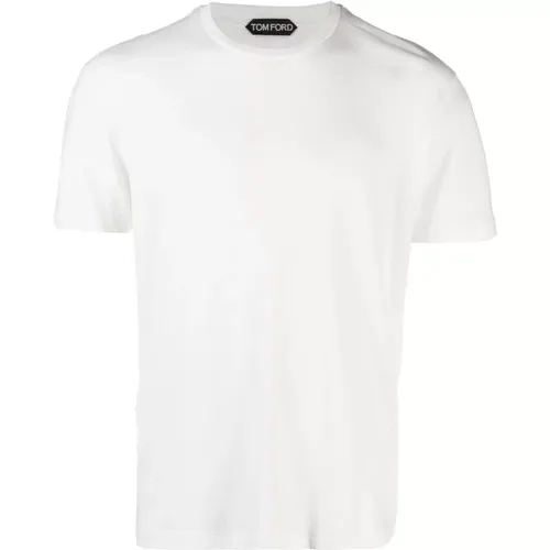 Men's Clothing T-Shirts & Polos Ss23 , male, Sizes: M - Tom Ford - Modalova