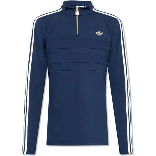 Sweatshirt mit Stehkragen und Reißverschluss - adidas Originals - Modalova