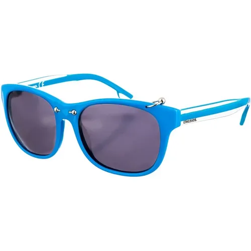 Ovale Acetat-Sonnenbrille mit Piercing-Detail , Damen, Größe: ONE Size - Diesel - Modalova