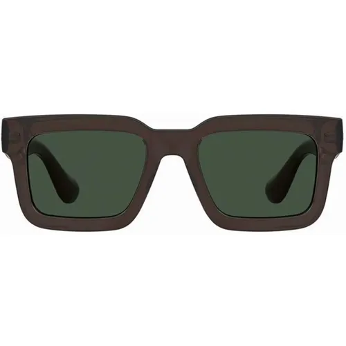 Modische Sonnenbrille mit rechteckigem Rahmen und grünen Gläsern - Havaianas - Modalova