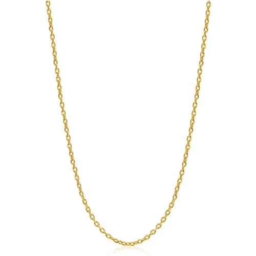 Gold Cable Chain Necklace , male, Sizes: ONE SIZE - Nialaya - Modalova
