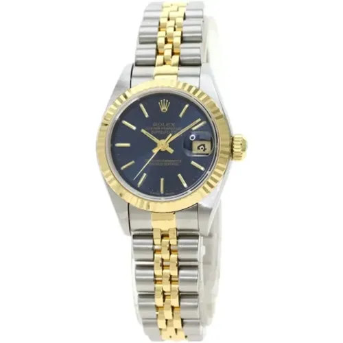 Pre-owned Stainless Steel watches , female, Sizes: ONE SIZE - Rolex Vintage - Modalova