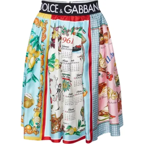 Pre-owned Silk bottoms , female, Sizes: L - Dolce & Gabbana Pre-owned - Modalova