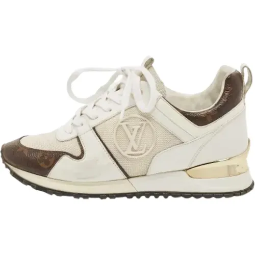 Pre-owned Coated canvas sneakers , female, Sizes: 4 1/2 UK - Louis Vuitton Vintage - Modalova