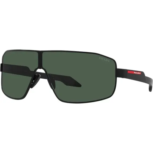 Matte /Dark Green Sonnenbrille PS 54Ys , Herren, Größe: ONE Size - Prada - Modalova