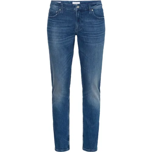 Modern Slim Fit Medium Denim Jeans , male, Sizes: W40, W29 - Calvin Klein - Modalova