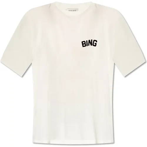 Louis T-Shirt , Damen, Größe: L - Anine Bing - Modalova