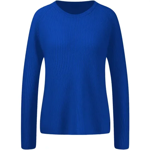 Kaschmir Rib Crewneck Pullover - FYNCH-HATTON - Modalova