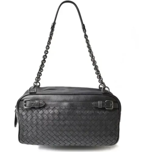 Pre-owned Leder schultertasche - Bottega Veneta Vintage - Modalova