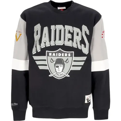 Oakland Raiders Crewneck Sweatshirt , Herren, Größe: L - Mitchell & Ness - Modalova