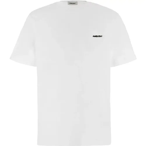 T-Shirts,Weiße Logo Crewneck T-Shirts - Ambush - Modalova