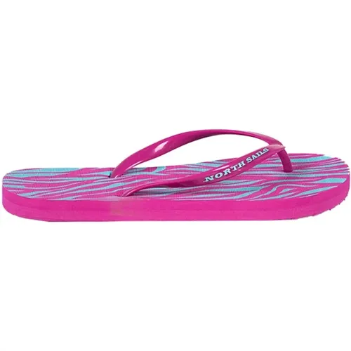 Comfortable Slip-On Sandals with Animal Print , female, Sizes: 2 UK - North Sails - Modalova