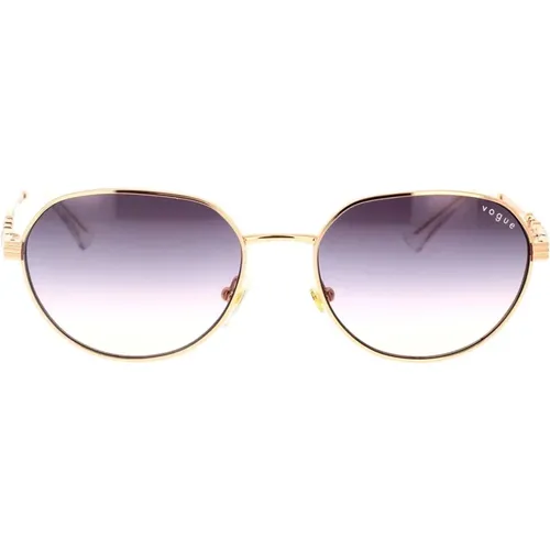 Irregular Metal Sunglasses , female, Sizes: 53 MM - Vogue - Modalova