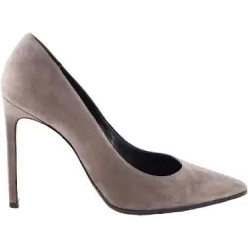 Pre-owned Suede heels , female, Sizes: 5 UK - Yves Saint Laurent Vintage - Modalova