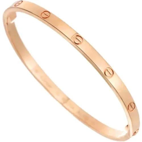 Pre-owned Rose Gold bracelets , female, Sizes: ONE SIZE - Cartier Vintage - Modalova