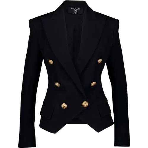 Double-Breasted Tailored Blazer , female, Sizes: XS - Balmain - Modalova