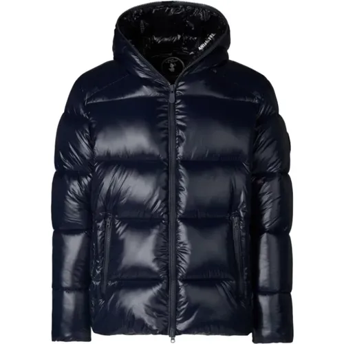 Short Down Jacket with Hood , male, Sizes: S/M, XL, M, L - Save The Duck - Modalova