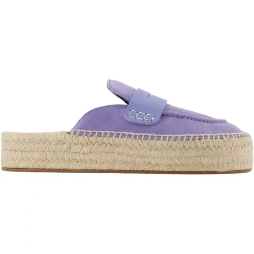 Lila Leder Espadrilles , Damen, Größe: 40 EU - JW Anderson - Modalova