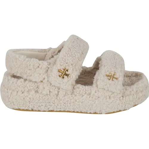 Shearling Sport Sandalen in , Damen, Größe: 39 EU - TORY BURCH - Modalova