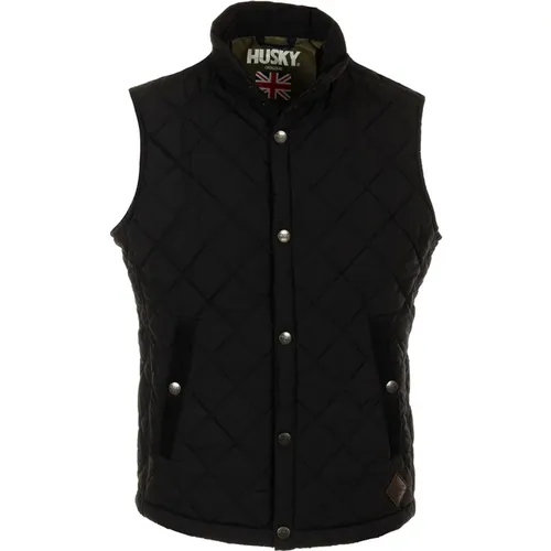 Schwarze Mäntel für Männer , Herren, Größe: XL - HUSKY ORIGINAL - Modalova