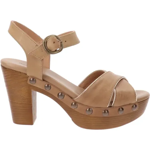 Sandals , female, Sizes: 3 UK - Nerogiardini - Modalova