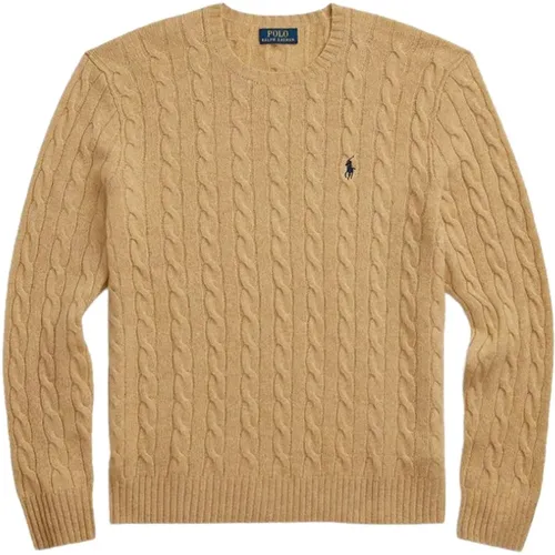 Luxurious Camel Knitwear Aw23 , male, Sizes: M, XL - Ralph Lauren - Modalova