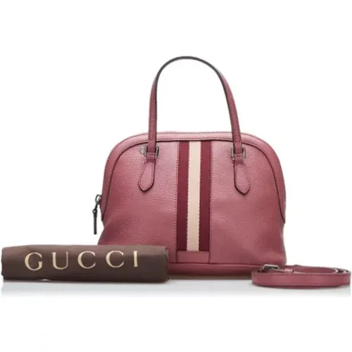 Pre-owned Leather Bag , female, Sizes: ONE SIZE - Gucci Vintage - Modalova