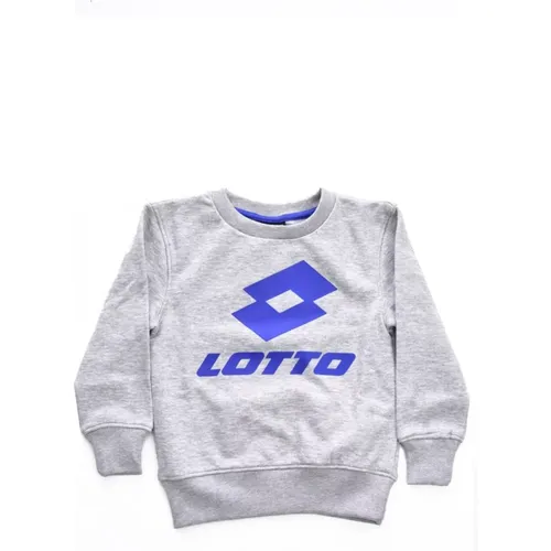 Logo Sweatshirt - Gris Kollektion - Lotto - Modalova