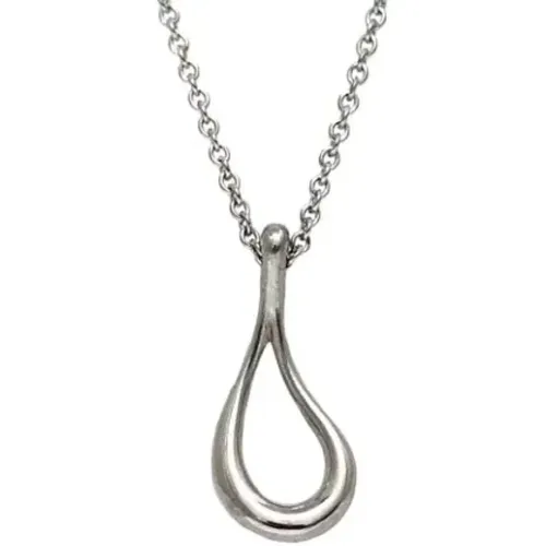 Pre-owned Silver necklaces , female, Sizes: ONE SIZE - Tiffany & Co. Pre-owned - Modalova