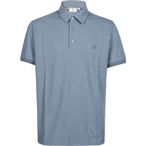 Roma Short Sleeve Polo Shirt , male, Sizes: L, M, XL - ETRO - Modalova