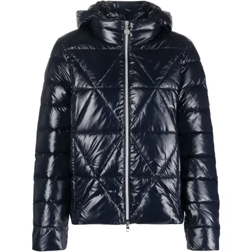 Blaue Casual Bomberjacke - Emporio Armani EA7 - Modalova